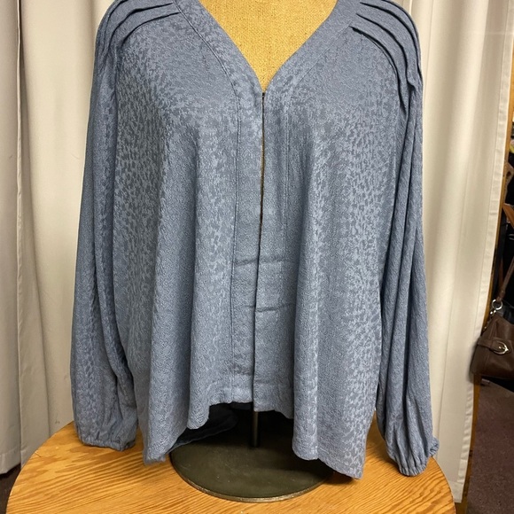The Muses Lounge 3XL blue blouse - Picture 1 of 6